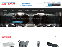 Tablet Screenshot of add-tronique.com